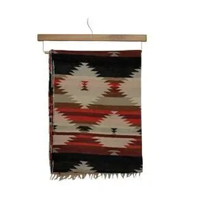 Free Press Aztec Print Scarf Wrap Shawl With Fringe Ends 67 X 26