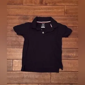 French Toast Boys Short Sleeve Polo Shirt School Uniform Blue 4T