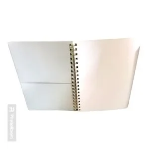 Fringe Studio Faux Leather Vegan White Tan Fern Print Notebook Journal School