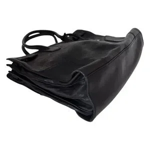 FRYE Melissa Black Leather Work Tote NWT