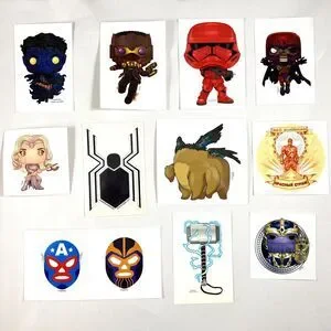 Funko POP Marvel Collector Corps Decal Lot Of 12 Stickers Thor Thanos Star Wars