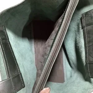 Furla Dark Green Small Tote Bag