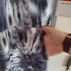 Gaiam Womens Hudson Graphite Gray Tie Dye Athleisure Pocket Tee Dress Size S