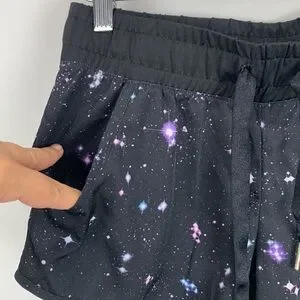 Galaxy Print Running Shorts