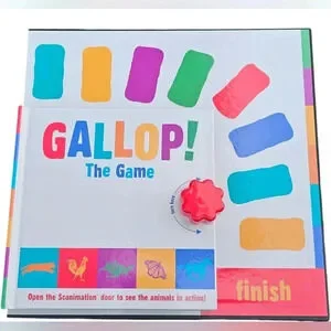 Gallop The Game. Based On Scanimation The Illusion Of Moving Items.​​​​​
