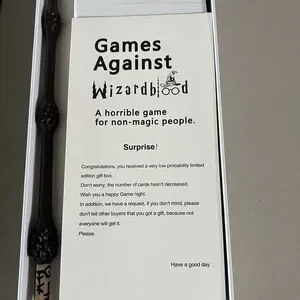 Games Against Wizardblood Limited Edition 4 Players Party Game