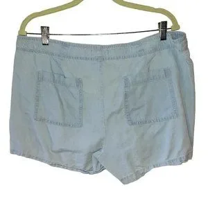 Gap Chambray Shorts Women Size 16