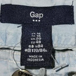 Gap Chambray Shorts Women Size 16