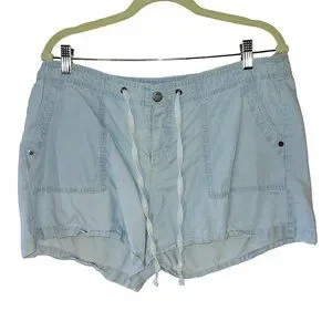 Gap Chambray Shorts Women Size 16