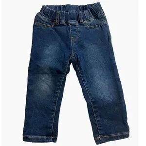 GAP Denim Jean Jeggings Infant Size 18-24 months Dark Wash Excellent very gently