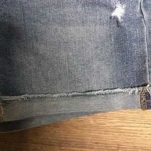 Gap Denim Stretch Midi Jean Shorts  Girls Size 14 regular