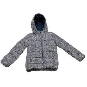 GAP Girls Navy Floral Full Zip PRIMALOFT Puffer Coat Girls Winter Skiing XL