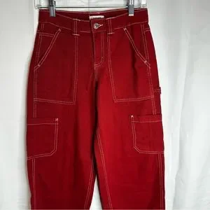 Garage Womens Navy Cargo Pants Size 00