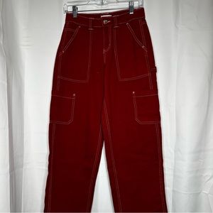 Garage womens navy cargo pants size 00