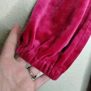 Garnet Hill Kids Pink Velvet Long Sleeve Dress Size 8