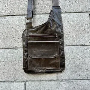 GENUINE LEATHER MEXICAN ADJUSTABLE SHOULDER/CROSS-BODY BAG-unisex Travel Bag