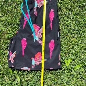 George Men's Peacock Swim Trunks - Medium