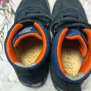 Geox Nebula Respira Italian Kids Boots Size 31 Navy Orange