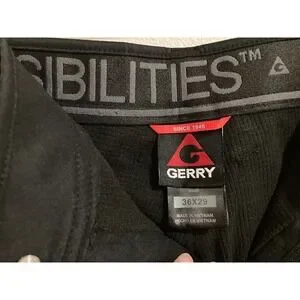 Gerry Explore Possibilities Outdoor Black Pants‎ Men Size 36x29 Straight Leg