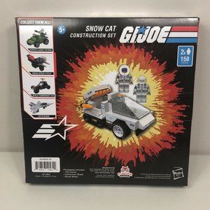 GI Joe Snow Cat Construction Set 150 Piece 2 Figures Joes Build Toy Hasbro New