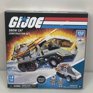 GI Joe Snow Cat Construction Set 150 Piece 2 Figures Joes Build Toy Hasbro New