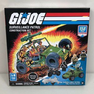 GI Joe Surveillance Patrol Construction Set 158 Piece 3 Figures Joes Toy New