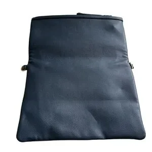 GIGI New‎ York Navy Embossed Python Leather Tassel Clutch