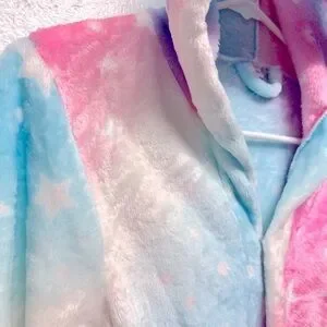 GIRLS Hooded Robe (fits 7-9 Years)