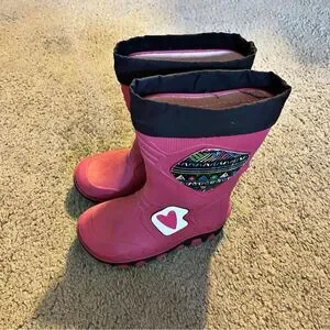 Girls Rain Boots / Wellingtons Size 8
