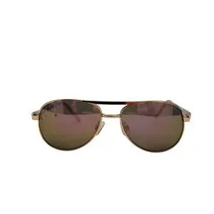 Girls Unicorn Rose Gold Rhinestone Aviator Sunglasses With Furry Sparkly Case
