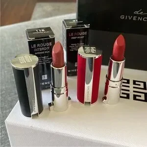 Givenchy Mini Lipstick & Lip Balm Set. NIB Lmt. Ed