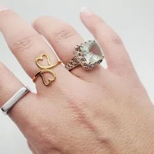 Gold Heart Ring