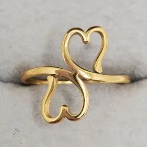 Gold Heart Ring