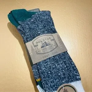 GOLD TOE Camp Socks Light Cushion 2 Pairs Shoe Size 6-12.5