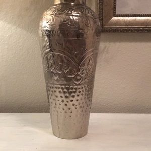 Gorgeous Silver Vintage Accent Vase