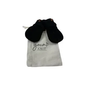 Goumi Stay On Baby Mitts - Knit NWT 3-6 Months Shadow