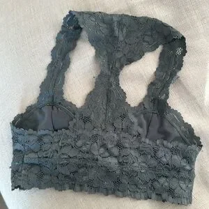 Gray Lace Bralette
