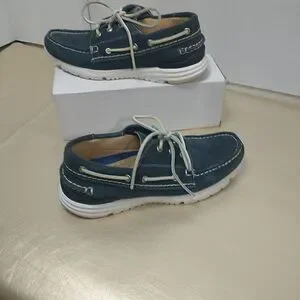 GREATS BROOKLYN MENS SZ 8 CADET BLUE SUEDE LEATHER SNEAKERS BOAT DECK SHOES