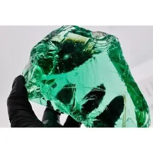 Green Obsidian Slag Glass Mexico Raw Natural Rough Crystal Mineral Rock 2.38lb