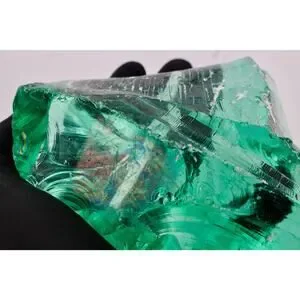 Green Obsidian Slag Glass Mexico Raw Natural Rough Crystal Mineral Rock 1.65lb
