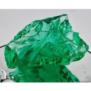 Green Obsidian Slag Glass Mexico Raw Natural Rough Crystal Mineral Rock 1.65lb