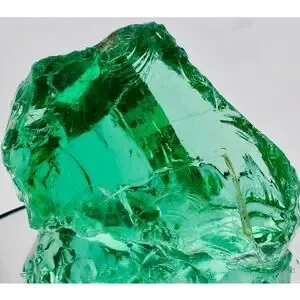 Green Obsidian Slag Glass Mexico Raw Natural Rough Crystal Mineral Rock 2.38lb