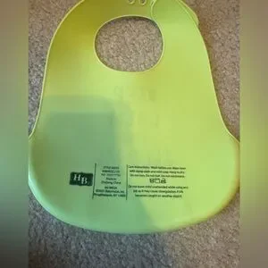 Green Silicone Bib