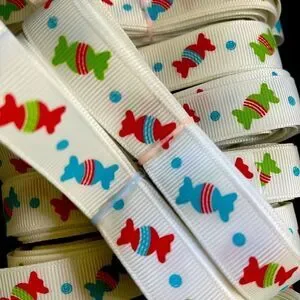 Grosgrain Ribbon 5/8” 5 yards yds 5/$20 NEW 1/2” bows bow making shipping print