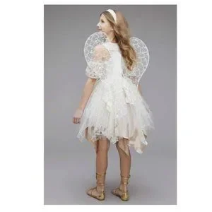 GUC Chasing Fireflies Vintage Boho Fairy Costume (complete) - Girls 6 (sm)
