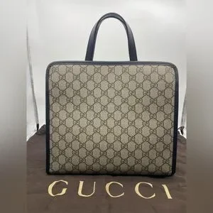 Gucci PVC HandBag With The Iconic Green Cat Design