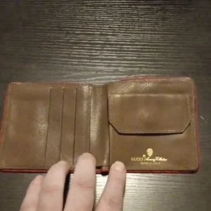 Gucci Vintage Very Rare 1980's Accessory Collection Brown Unisex Wallet (EUC)