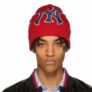 Gucci X Yankees Patched Logo Wool Beanie NEW