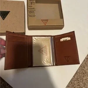 Guess Vintage Tri Fold Wallet