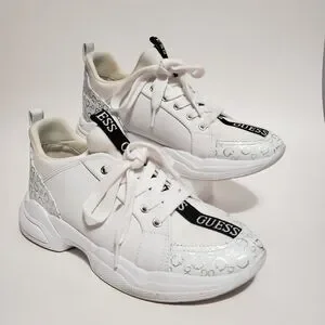 Guess Women's Sz 10 White Sneakers